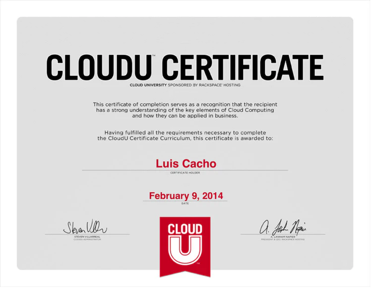 Rackspace - CloudU